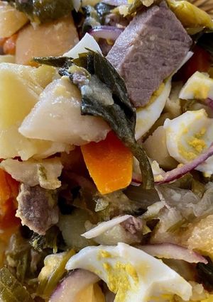Une photo de La salade de pot au feu des Bouvreuils