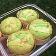 Pandan keju muffin