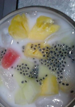 Foto resep Soup Buah Biji Selasih
