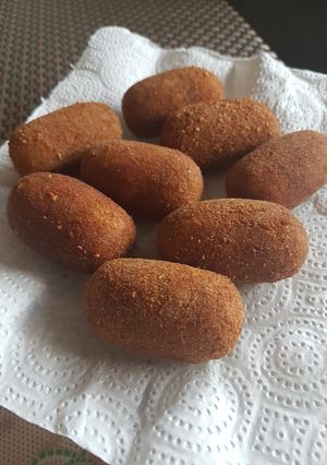 A picture of Spicy Beef Croquettes.