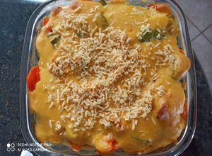 Foto de Purê de batata salsa com Legumes