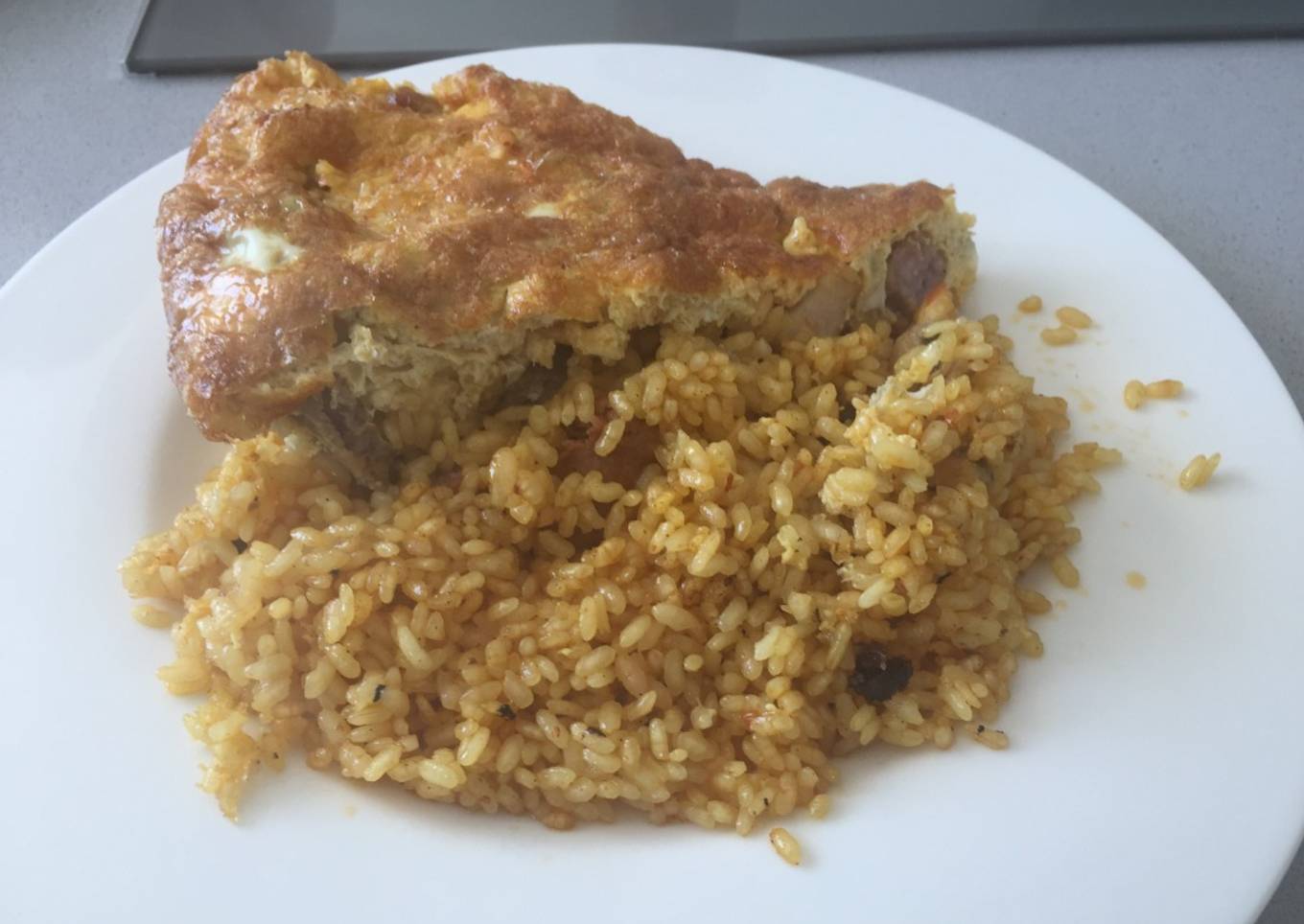 Arroz con costra