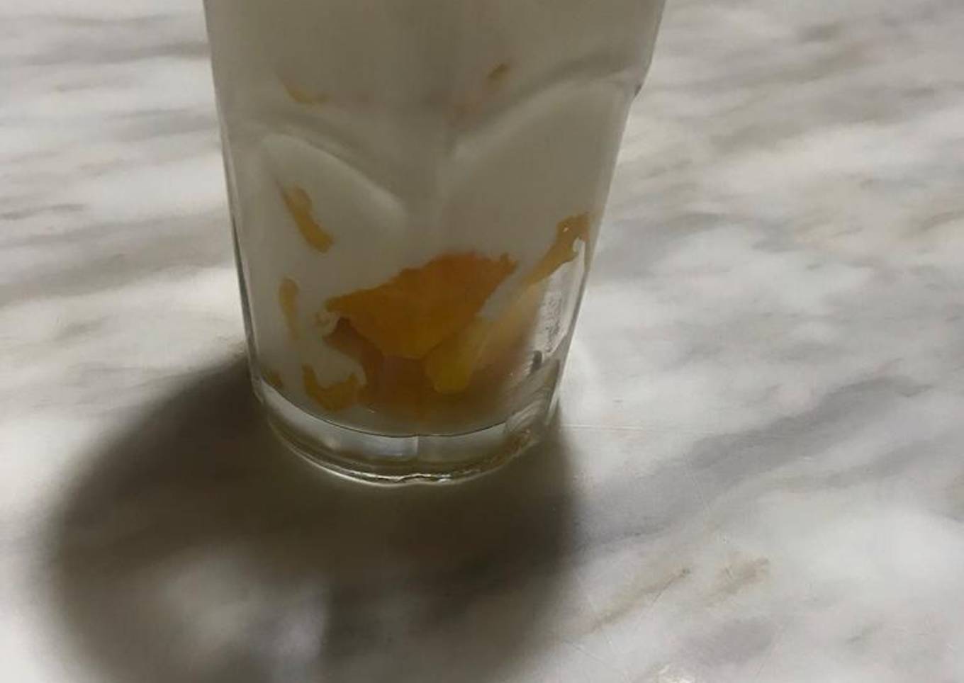 Mango and yogurt