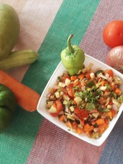 વેજીટેબલ સલાડ (Vegetable Salad Recipe In Gujarati) રેસીપી મુખ્ય ફોટો
