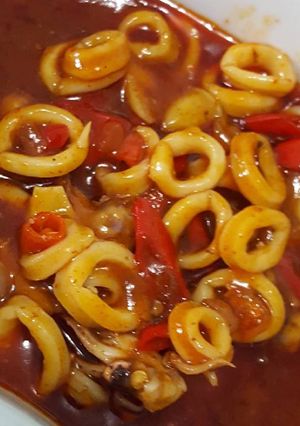 Foto resep Cumi Saus Padang