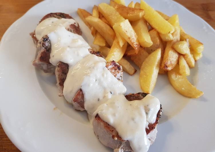 Salsa de queso roquefort
