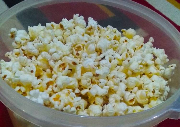 Cara Gampang Memasak Popcorn Jadi, Lezat Sekali