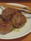 Steak Daging sapi cincang(ngau yuk peng)