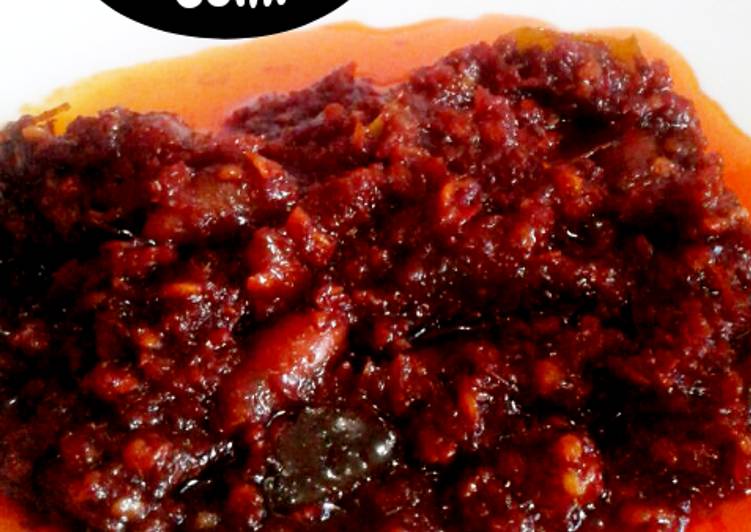 Langkah Mudah untuk Menyiapkan Sambal Cumi Awet 1 bulan, Terenakkkk yang Enak Banget