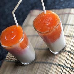 A picture of Papaya in Milk pudding.