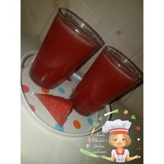 Watermelon juice A picture of Watermelon juice.