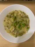 Patatas en salsa verde veganas