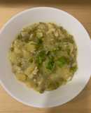 Patatas en salsa verde veganas