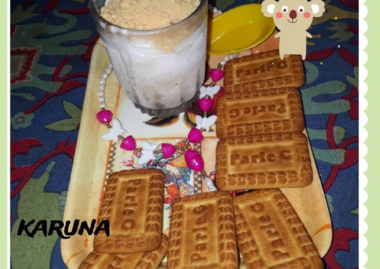 Parle g Biscuit Pudding