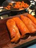 Michoacan-Style Enchiladas / Red Potato Enchiladas
