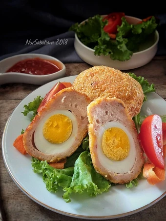 Cara Simple Menyiapkan Resep  Scotch Egg yang Lezat, Menggugah Selera