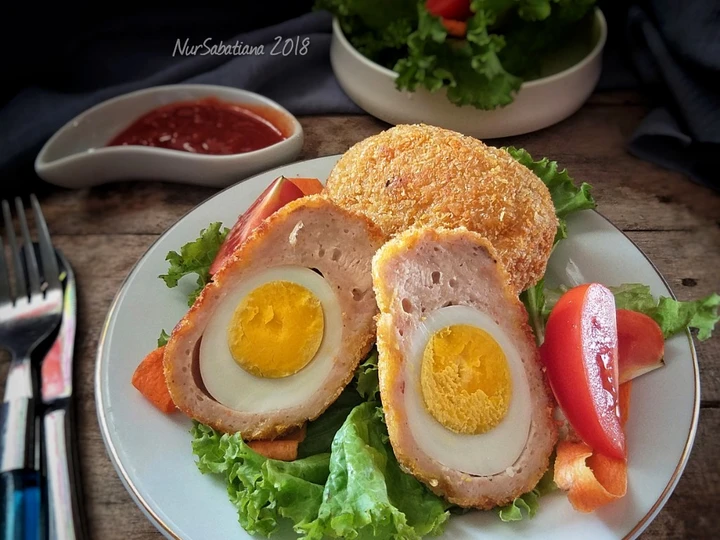 Cara Simple Menyiapkan Resep  Scotch Egg yang Lezat, Menggugah Selera