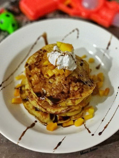 A picture of Mango pancake.