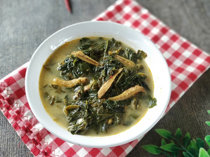 Resep Gulai Daun Singkong Teri Anti Gagal