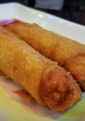 A picture of Texas Egg Rolls.