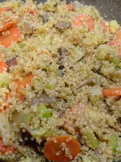 Una foto de Quinoa con verduras (muy sabrosa) #Vegetalia1