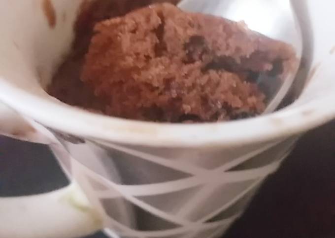 Steps to Prepare Super Quick Homemade Chocolate mug cake