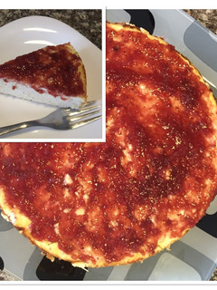 Una foto de Torta de queso distinta