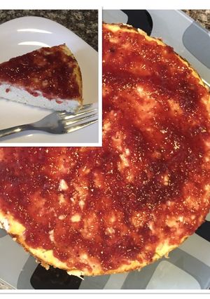 Una foto de Torta de queso distinta