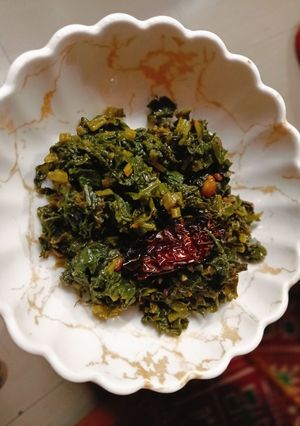 A picture of Sarson ka saag.
