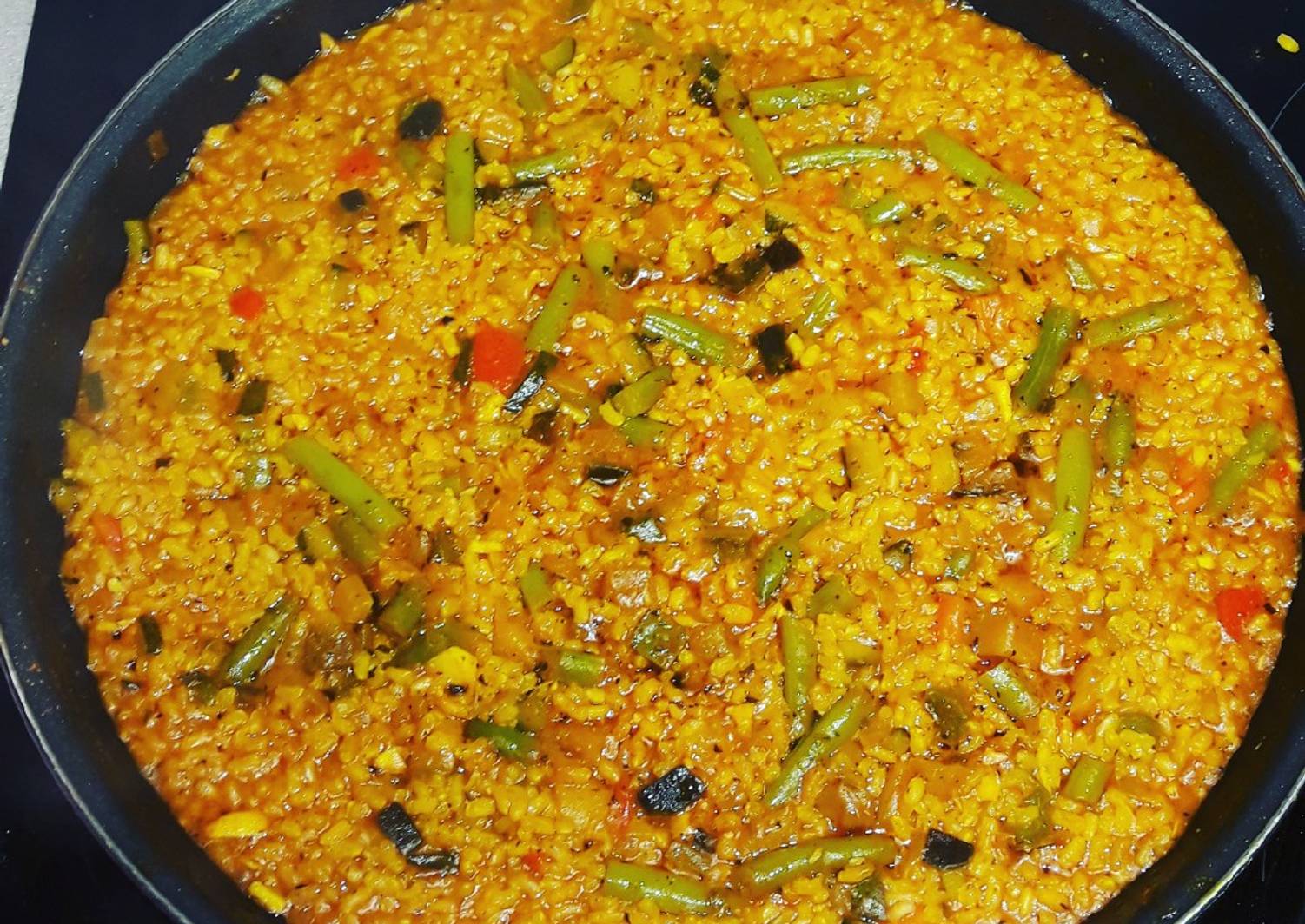 Paella de Verduras Receta de Celia Cookpad