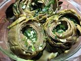 Alcauciles a la Romana (Carciofi a la Romana)