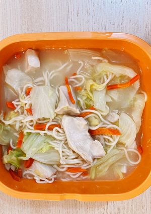 味噌雞湯麵 的食譜成品照片