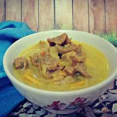 A picture of Kari daging tahu.