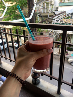 Φωτογραφία της συνταγής Παγωμένο smoothie με φράουλα