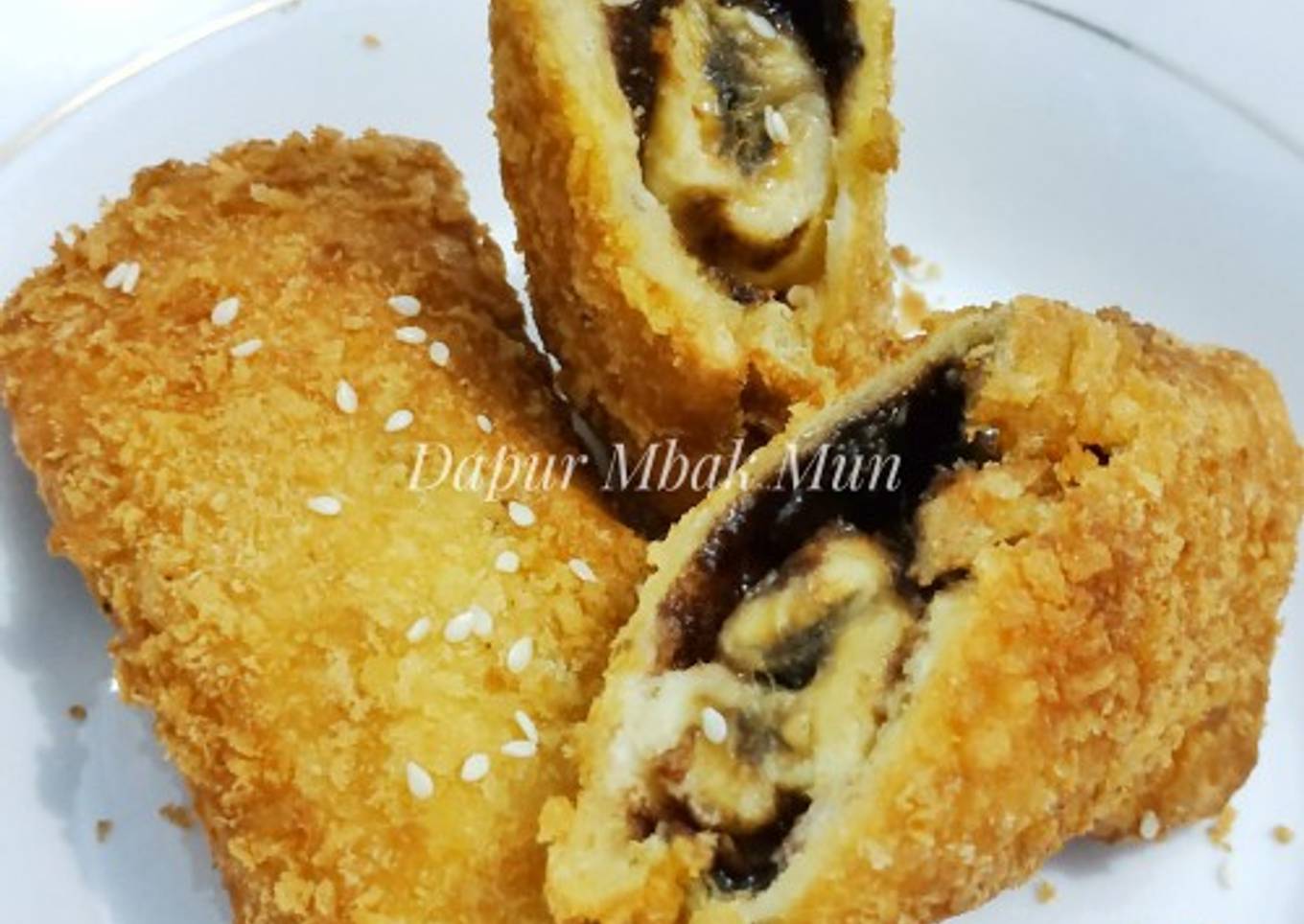 Gandum Gulung Pisang Coklat