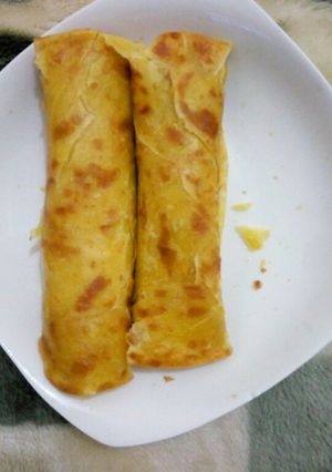 A picture of Pumpkin chapati #authormarathon.