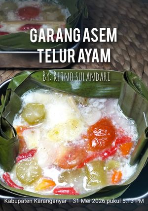 Foto resep 9 >< Garang Asem Telur Ayam