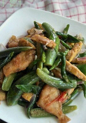 Foto resep Terong Tumis Ikan Asin (#pr_olahanterong)