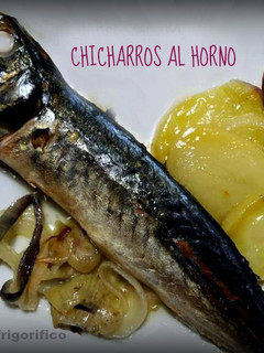 Una foto de Chicharros al horno