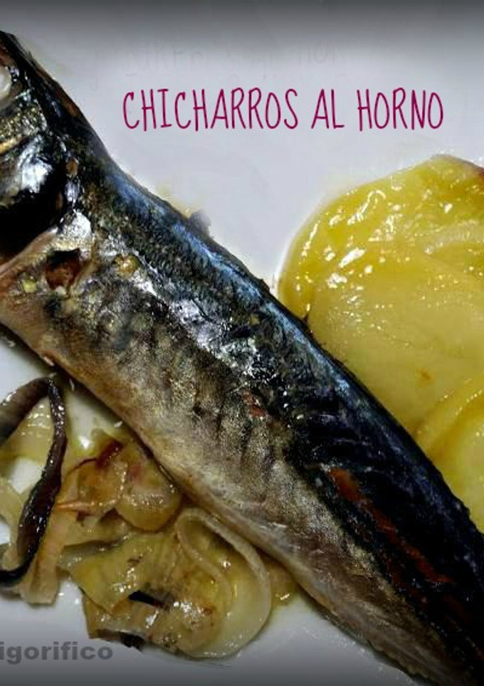 Una foto de Chicharros al horno