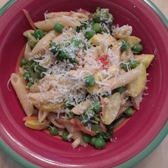 A picture of Pasta Primavera.