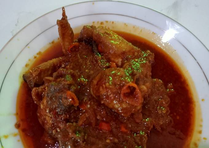 Semur ayam pedas