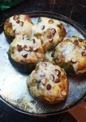 Una foto de Zapallitos rellenos