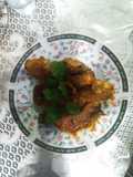 Sambel ayam goreng daun mints