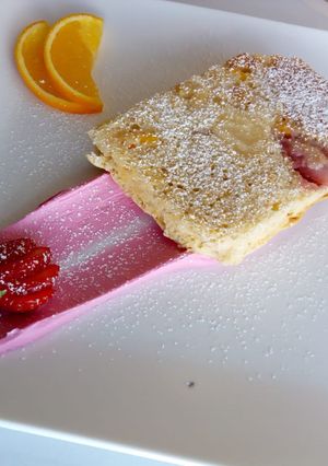 A picture of Sheet cake.