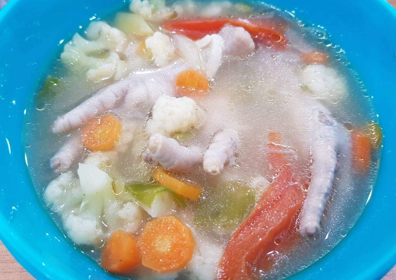 Sop Stamina Ceker Ayam Jahe