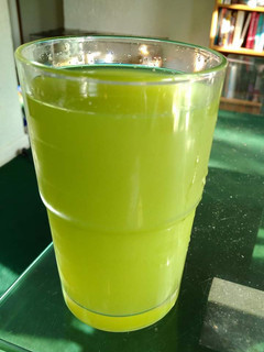 A picture of Cucumber,Lime and Ginger drink.