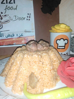 صورة لوصفة رز بالكبد والقوانص 😍 بطريقه مختلفه 😉 تحففففه