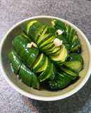 Non-spicy accordion cucumber salad 🥒