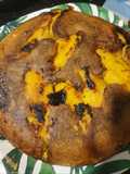 Pastel de plátano a la sartén